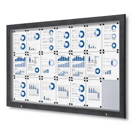 Premium Indoor & Outdoor Magnetic Noticeboard